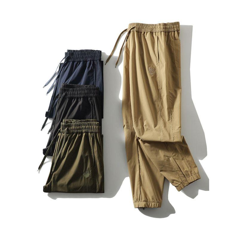 Outdoor Mountain Functional American Overalls Men's Spring and Autumn Ankle-Tied Pants Foreign Trade Embroidery Men's Trousers Sports Casual Pants