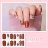 1 Ark Full Wraps Negleklistremerker Neglelakkstrips Klistremerker DIY Glitter Neglelim Nail Art Klistremerke for Kvinner Jenter