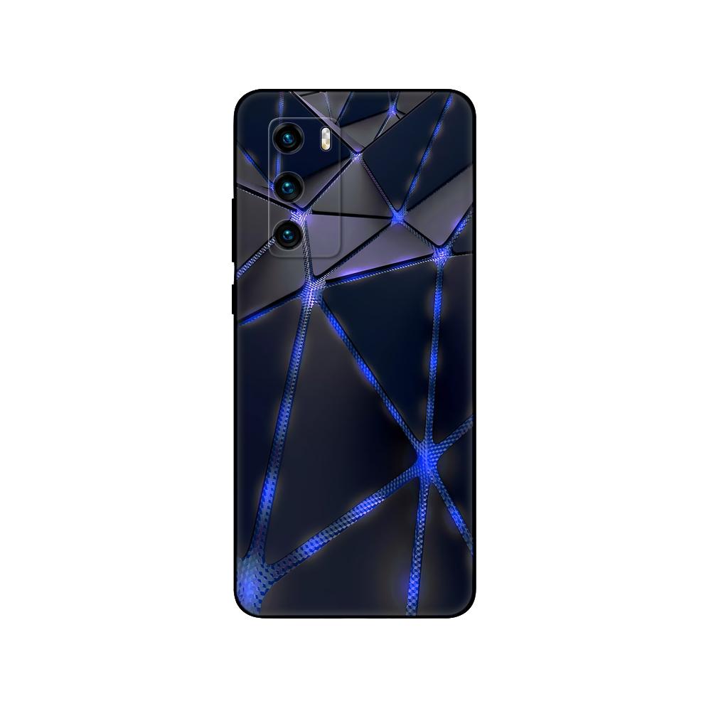 For Huawei P40 Case 6.1inch Soft Silicon Phone Back On Huawei P 40 Pro Cover Bumper Fundas Black Tpu Case Pink Anime Space Car