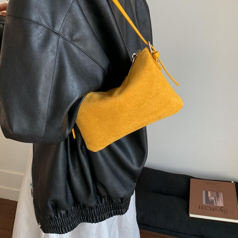 Leopard print underarm bag women's 2025 new autumn and winter French niche high-end messenger bag Spice girl shoulder small square bag