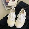 New thick-soled heightening espadrilles Japanese casual versatile little white shoes women's board shoes 2025 summer new trend