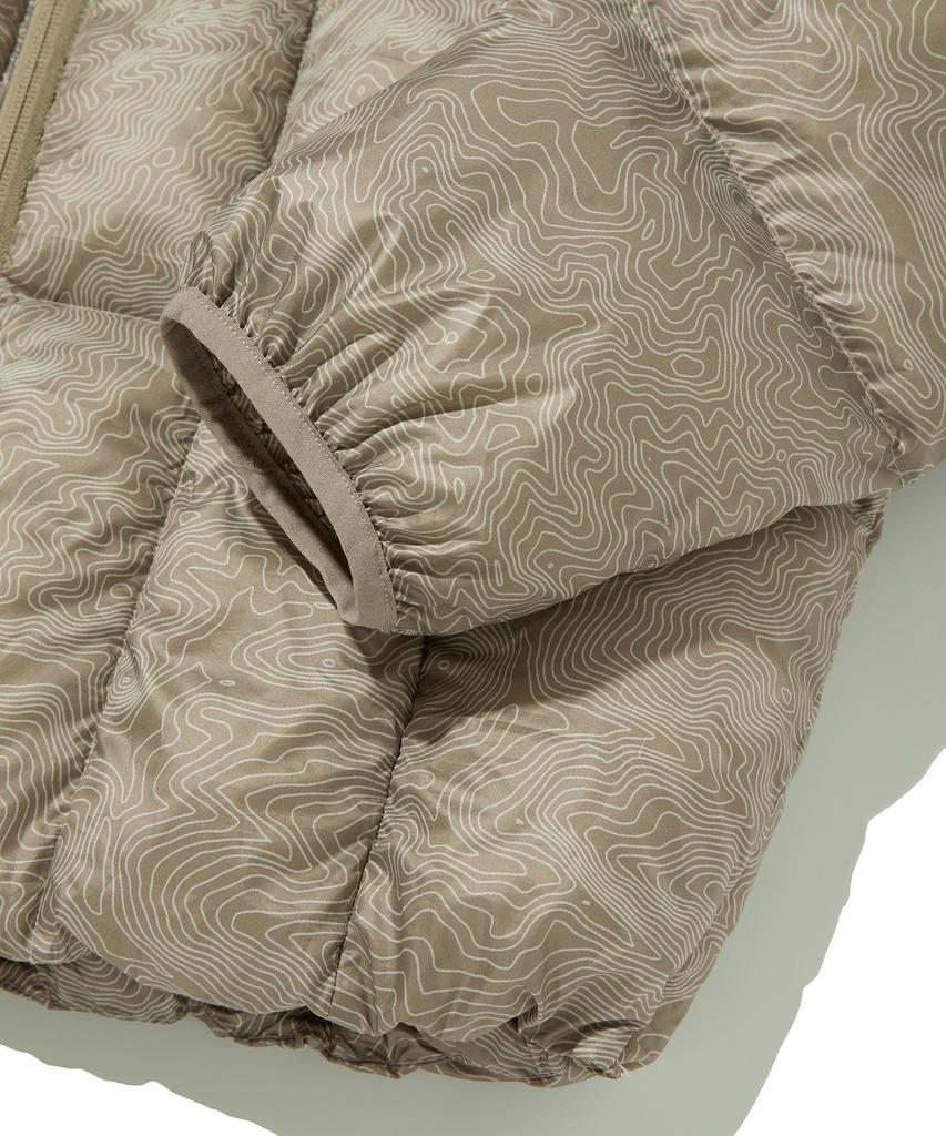 Suade Light Puffer Jacket [Beige]