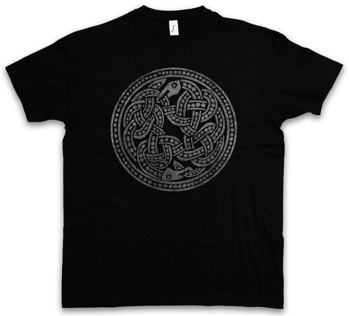 

NORSE SNAKES T-Shirt Mens Womens Tees Top Walhall Walhalla Ravens Odin Thor Mjölnir Loki Midgard Rune XL