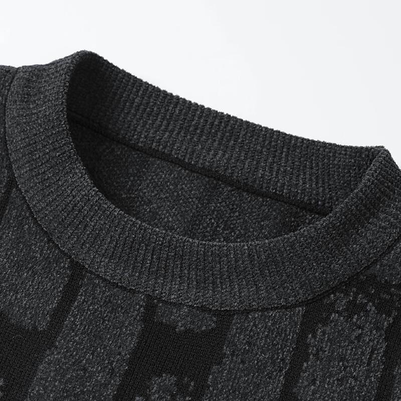 PLAYBOY Men's Round Neck Pullover Sweater