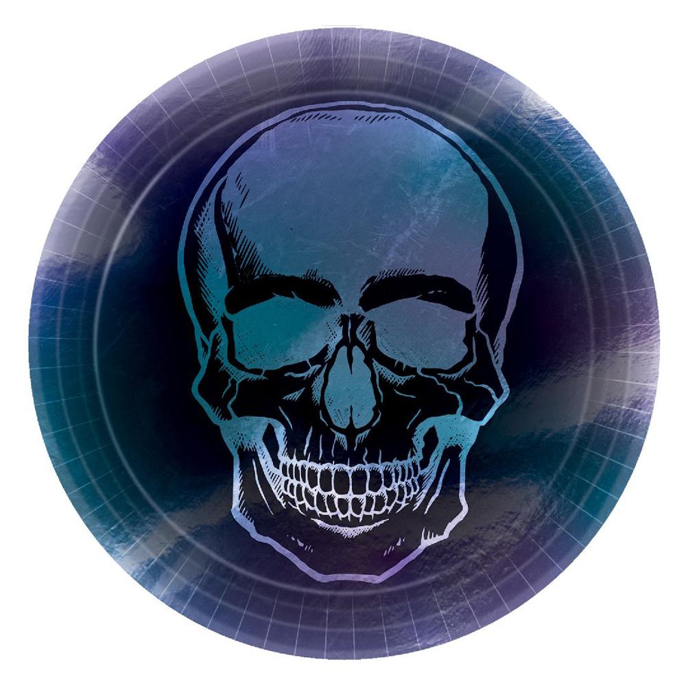 Amscan Boneshine Fever Halloween Party Plates (Pack of 8)