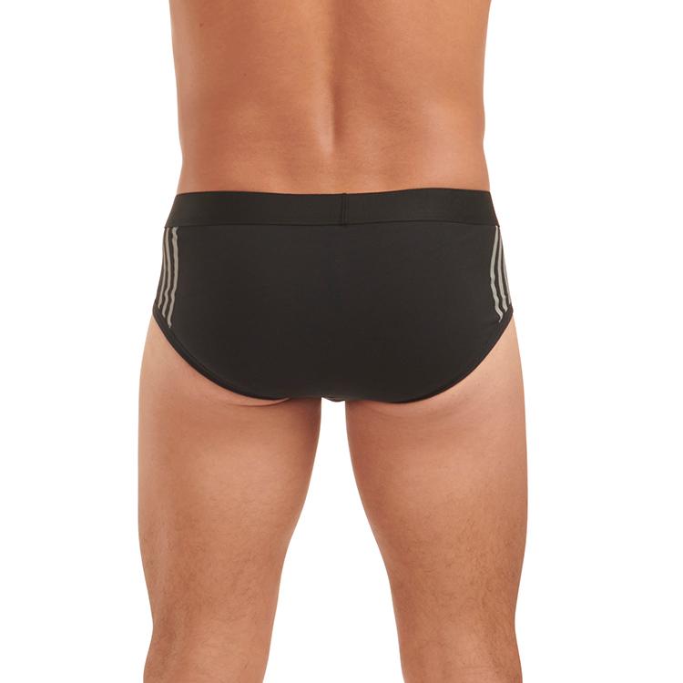 Adidas Lightweight Cotton Triangle Underwear Elastic Comfortable Skin-Friendly Breathable Men Underwear Black Gray White 4A2M01-908