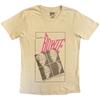 T-shirt David Bowie Serious Moonlight Tour 1983 Logo nuova Ufficiale Uomo Bianco Sporco