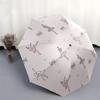 1pc Ballerina Dance Pink Hearts Bows Fabric Print Umbrella with Plastic Handle,Vibrant Cartoon Pattern,Multi-functional UmbrellaPT166