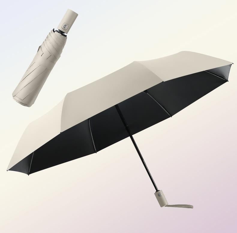 "Large Fully Automatic Folding Umbrella for Sun and Rain, High-Grade Men's Dual-Use Parasol"