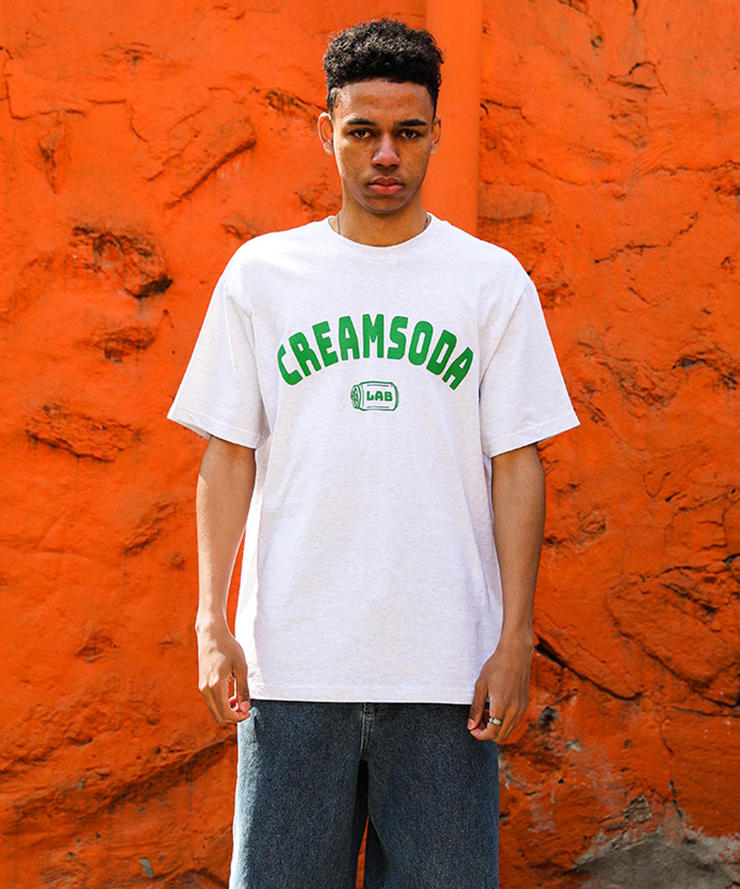 Cream Soda Lab Ozzy Acro Logo Short Sleeve T-Shirt Light Grey L