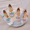 2024 Children Princess Shoes for Girls Autumn New Fashion Elegant Soft Sole Anti-slippery Versatile Dress Leather Shoe for Party