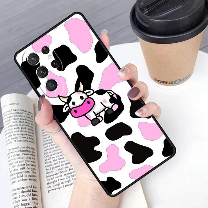 Dairy Cattle Cow Speckle phone case Cover For Samsung Galaxy S24 S25 Ultra S21 S22 Ultra S10E Note 10 Plus Note 20 FE S23