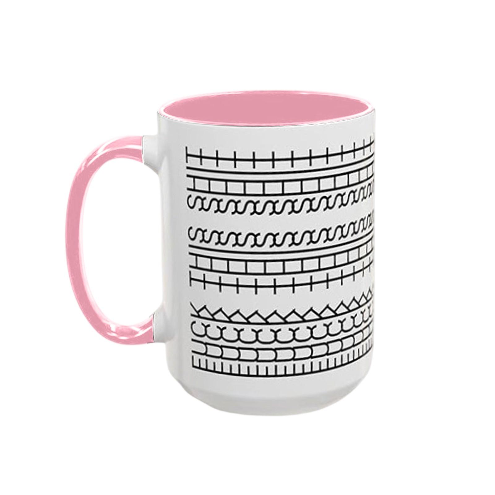 

This Hidden Coffee Mug Creative New Ceramic Kitchen Fun Black Coffee Cup One Size рожевий