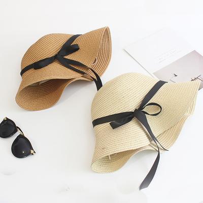 Summer Straw Big Foldable Beach Sun Straw Floppy Sun Block UV Protection Hat Ladies Outdoor Travel Hat