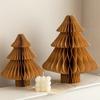 Honeycomb Paper Christmas Tree 3D Foldable Accordion Xmas Tree Winter Tabletop
