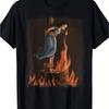 Herre Sjov Gotisk Stil Heks Cigaret Tænding Kult T-shirt Sommer Ny Unisex T-shirt