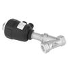 Angle Seat Valve   Actuated Thread Connection Stainless Steel Thickened Plastic Case Steam Valve