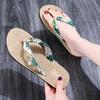 2026 New Women's Trendy Summer Flat Bottomed Beach Flip Flops for Women's Outdoor Wear