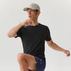 Skechers Breathable Moisture-Wicking Solid Color Comfortable T-Shirt Men tops P226M293-0018