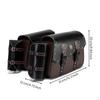 2 Pieces Motorcycle Side Bag Retro Motorbike Saddlebag Large Capacity Saddle Bags for
