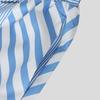 INCERUN 2 Stück Sommer Herren Kurzarm Gestreifte Nähte Hemden und Lange Hosen Übergroße Outfits Sets
