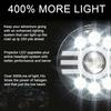 Car LED Roung Light 7in Diameter 500W 6 Beads Aluminium Alloy Round LED Car Light Round LED Car Light Car LED Round Light