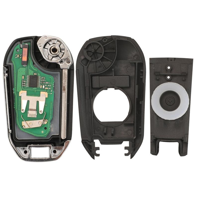 Jingyuqin Flip Remote Smart Car Key For Citroen C3 C4 Cactus Hella For Peugeot 208 301 508 5008 Expert 434MHZ ID46 PCF7941A Chip