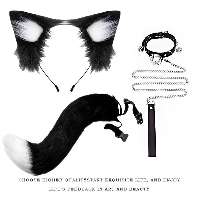 Cat Ear Bell Headband & Hairpin Set - Festive Headdress
