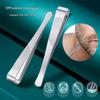 Stainless Steel Non-slip Beard & Hair Tweezers with Wide Mouth for Eyebrows.