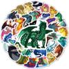 60Pc Fire Wing Dragon Cartoon Stickers Same Cute Stickers Vtuber Luggage Stickers Mug Stickers Notebook Decoration Stickers