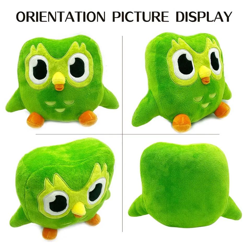 Juguete De Peluche De Búho Duolingo Verde, Muñeco De Anime De Dibujos Animados, Animal De Peluche Suave, Regalo De Cumpleaños Pa
