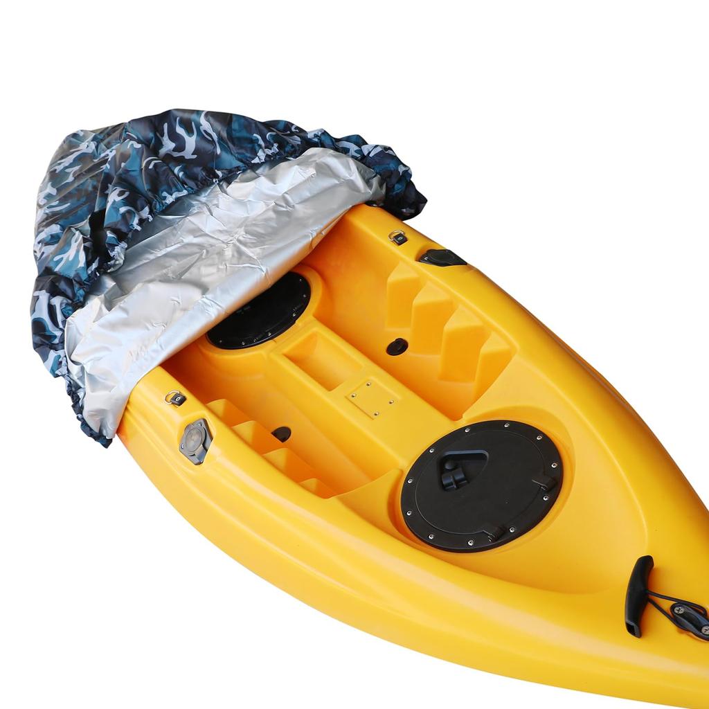 LIXADA Kayak Cover Waterproof UV Resistant Kayak Cover Outdoor Kayak Storage Dust Cover for Boat Kayaks Canoes SUP Paddleboards