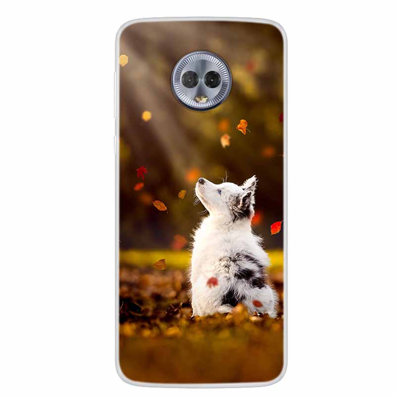 For Moto G6 Plus Case G6 Play Lovely Cat Soft TPU Silicone Transparent Phone Case For Motorola Moto G6 Cover Clear Bumper MotoG6