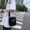 Square Men's Shoulder Bag Large Capacity Sports Phone Bag Lightweight Canvas Crossbody Bag  Female