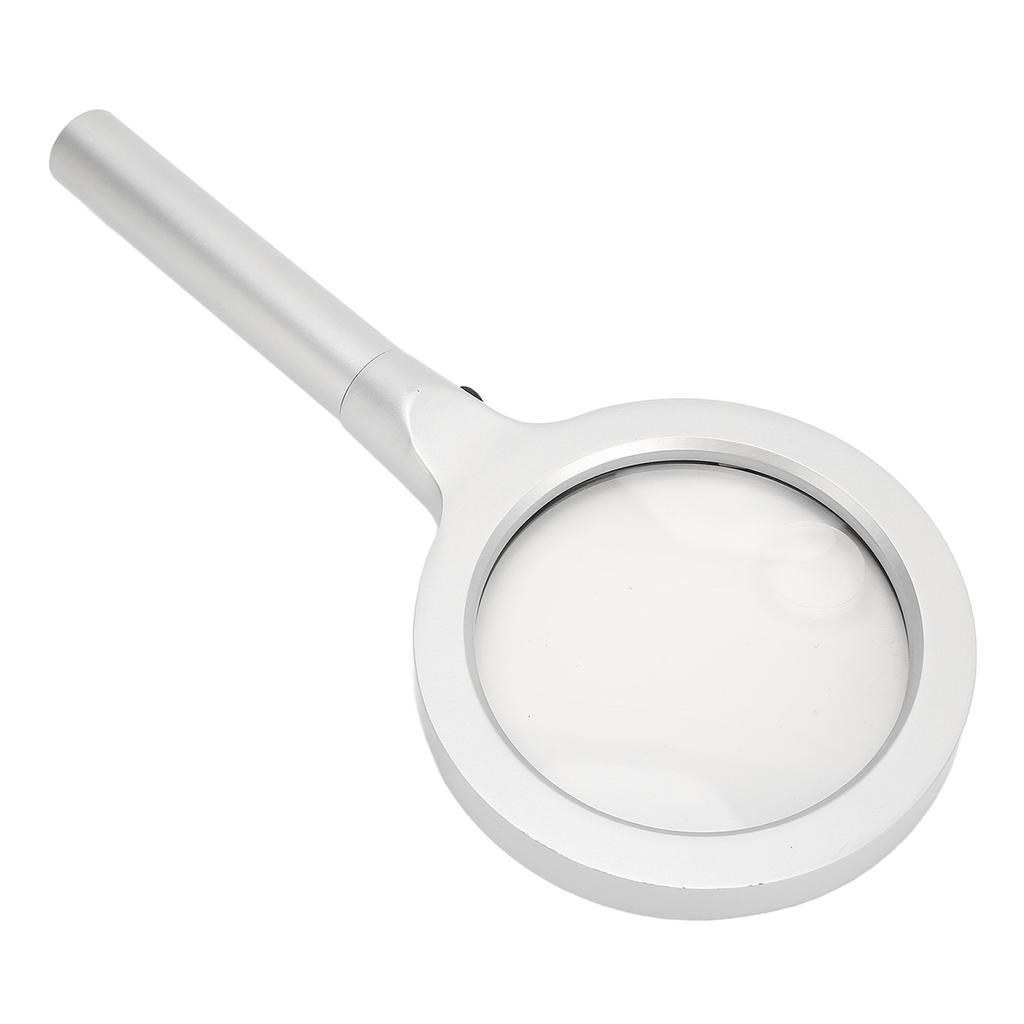Magnifying Glass with 12 LED Lights 5X 10X Lighted Large Magnifying Glass Handheld Two Brightness Level Magnifier