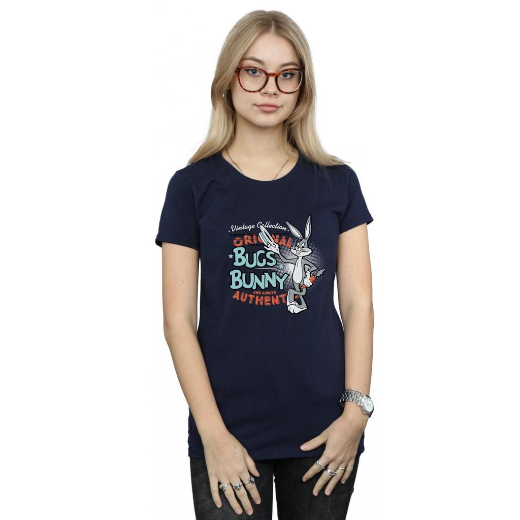Looney Tunes Womens/Ladies Bugs Bunny Vintage Cotton T-Shirt