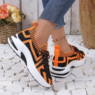 Baskets tendance en maille pour femmes, chaussures décontractées à lacets, chaussures vulcanisées légères pour hommes et femmes, baskets de marche pour couples