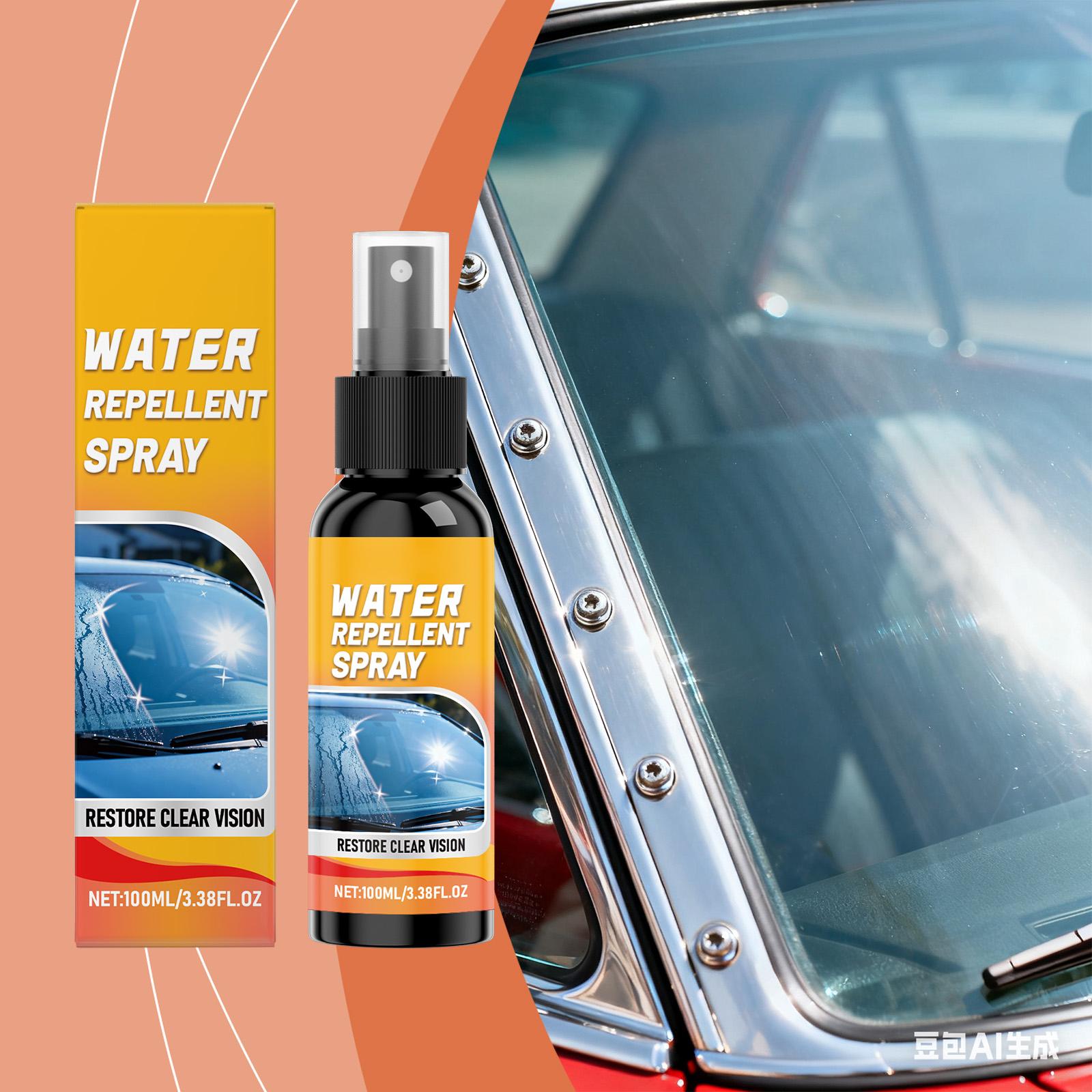 

Glass Spray For Clear, Bright, And Glossy Car Windshields, Ensuring Clear Visibility. 100ML One Size