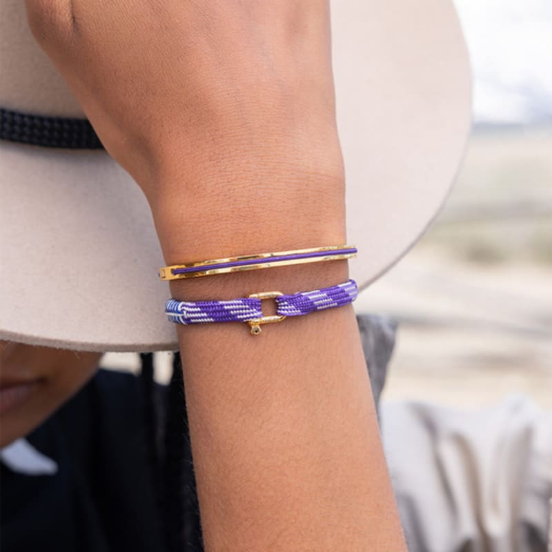 PIG & HEN (Women's) Frankie Bracelet - Royal Purple X Arctic Blue X Gold
