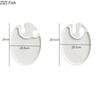 Irregular Shape Ceramic Plate Japanese Kitchen Sushi Plate Restaurant White Porcelain Dinner Plate Home Kitchen Accessories