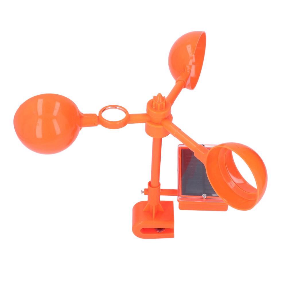 Réflecteur rotatif à énergie solaire et éolienne, répulsif ultrasonique pour animaux en extérieur, protection contre les oiseaux, alarme,