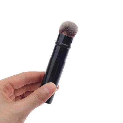 1 pinceau de maquillage rétractable, doux et moelleux, pour poudre, fond de teint, blush, visage, Kabuki, accessoires de maquillage