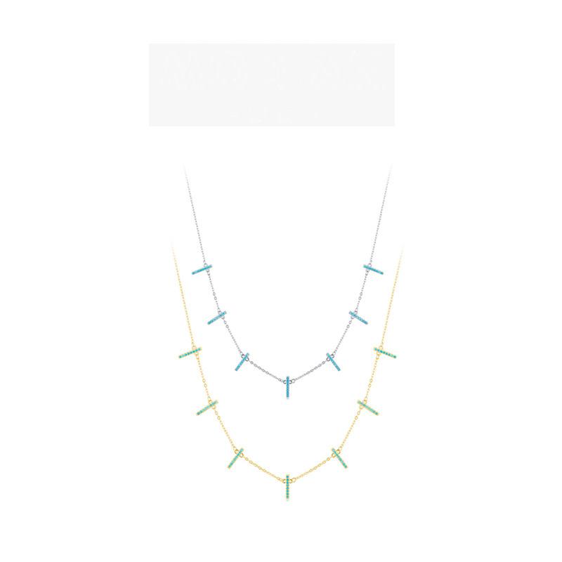 Dámsky klasický náhrdelník s príveskom Tancise S925 z mincového striebra