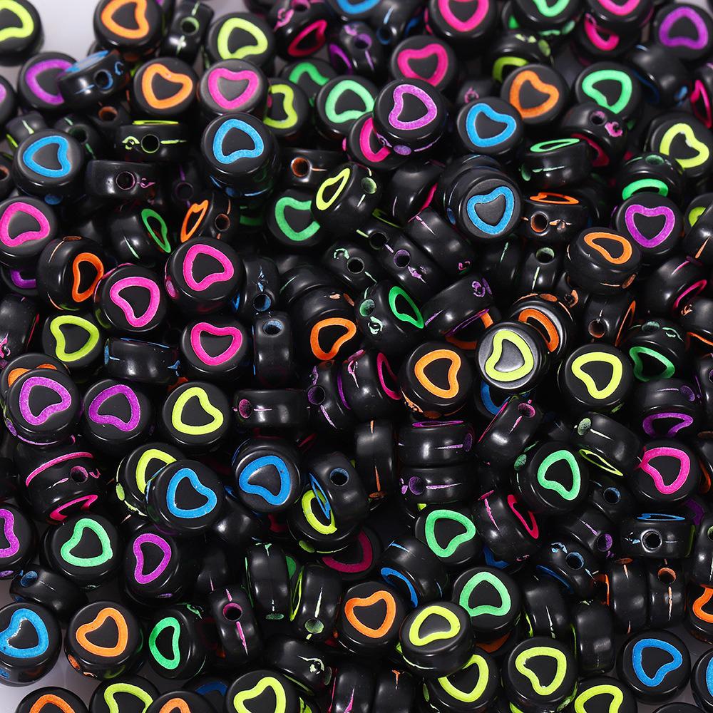 Acrylic Letter Beads for Kids' Jewelry Making – Educational DIY Beading Accessories