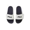FILA Abrasion Resistant Slide Slippers Unisex Blue White Korean Style 1SM02592G_896