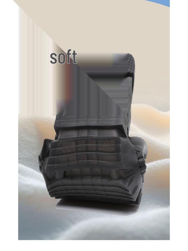 Damen Wasserdichte Winter-Knöchelstiefel aus Kunstleder - Plüschig, warm und bequem für Mittelalte und Ältere