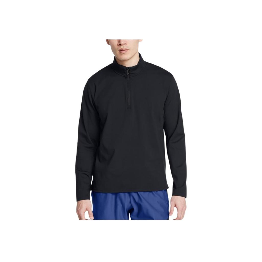 Under Armour Meridian Tréninkové Běžecké Dlouhý Rukáv Prodyšné Tričko Pánské Vrcholy Černá 1387905-001