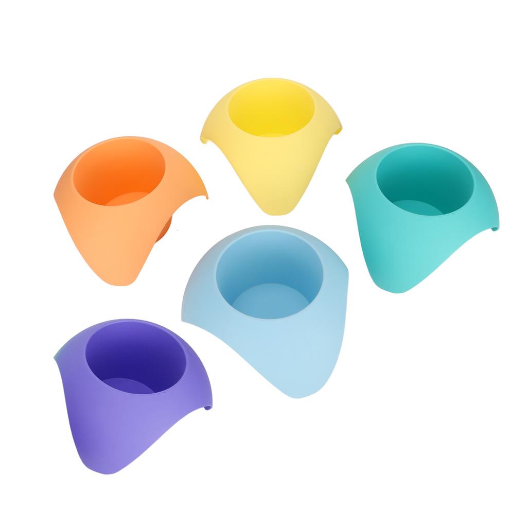 5Pcs Beach Cup Holder Multifunctional Portable Beach Sand Coasters for Beverage Phone Sunglass Key