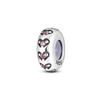 New Shining Zircon Love Heart Spacer Bead 925Silver Pendant for DIY Bracelet Flower Charm Women Jewelry Making