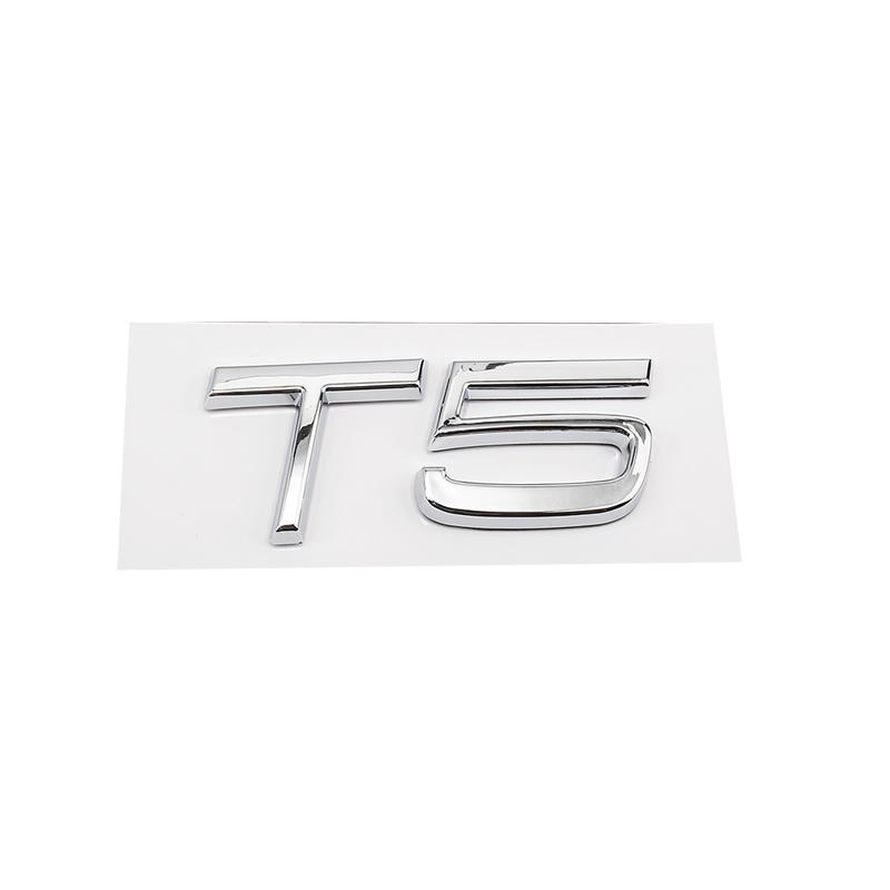 Car ABS Displacement Logo Replace Badge Emblem Decal Sticker For Volvo S60 S80 S90 XC90 XC60 V40 V70 V60 T3 T4 T5 T6 T8 V8 AWD